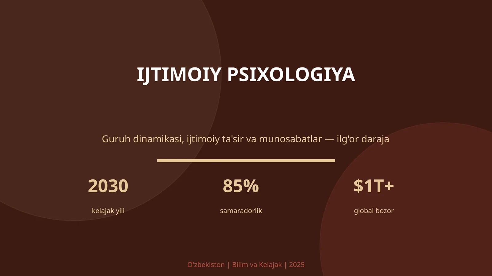 IJTIMOIY PSIXOLOGIYA