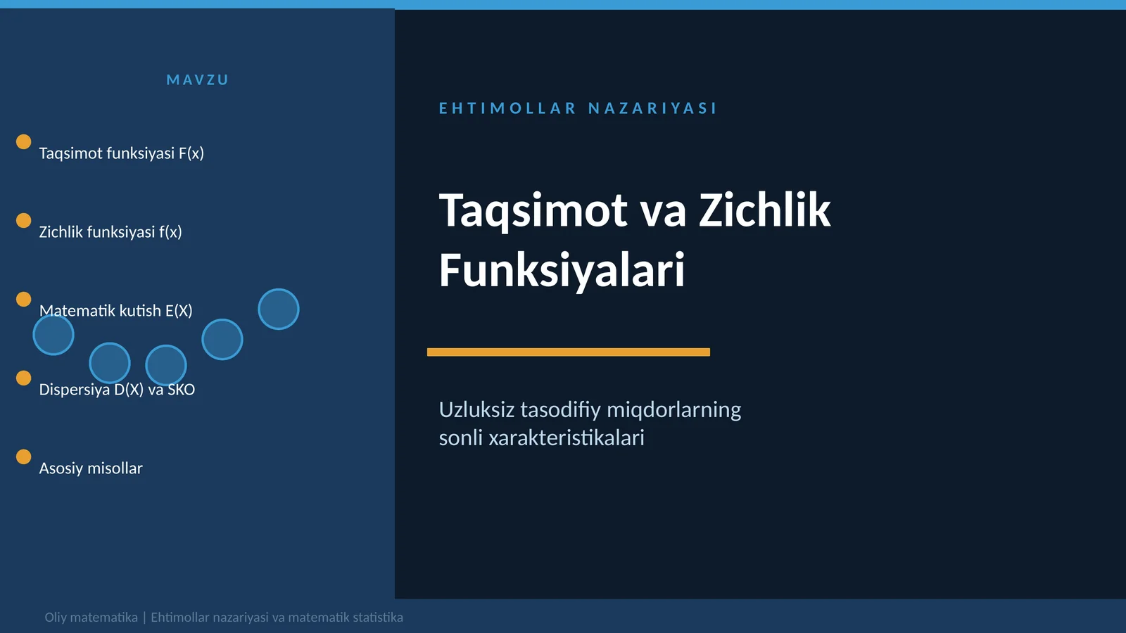 EHTIMOLLAR NAZARIYASI