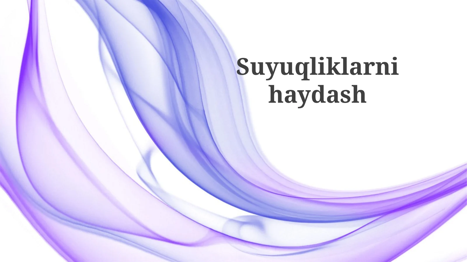 Suyuqliklarni distillash jarayoni