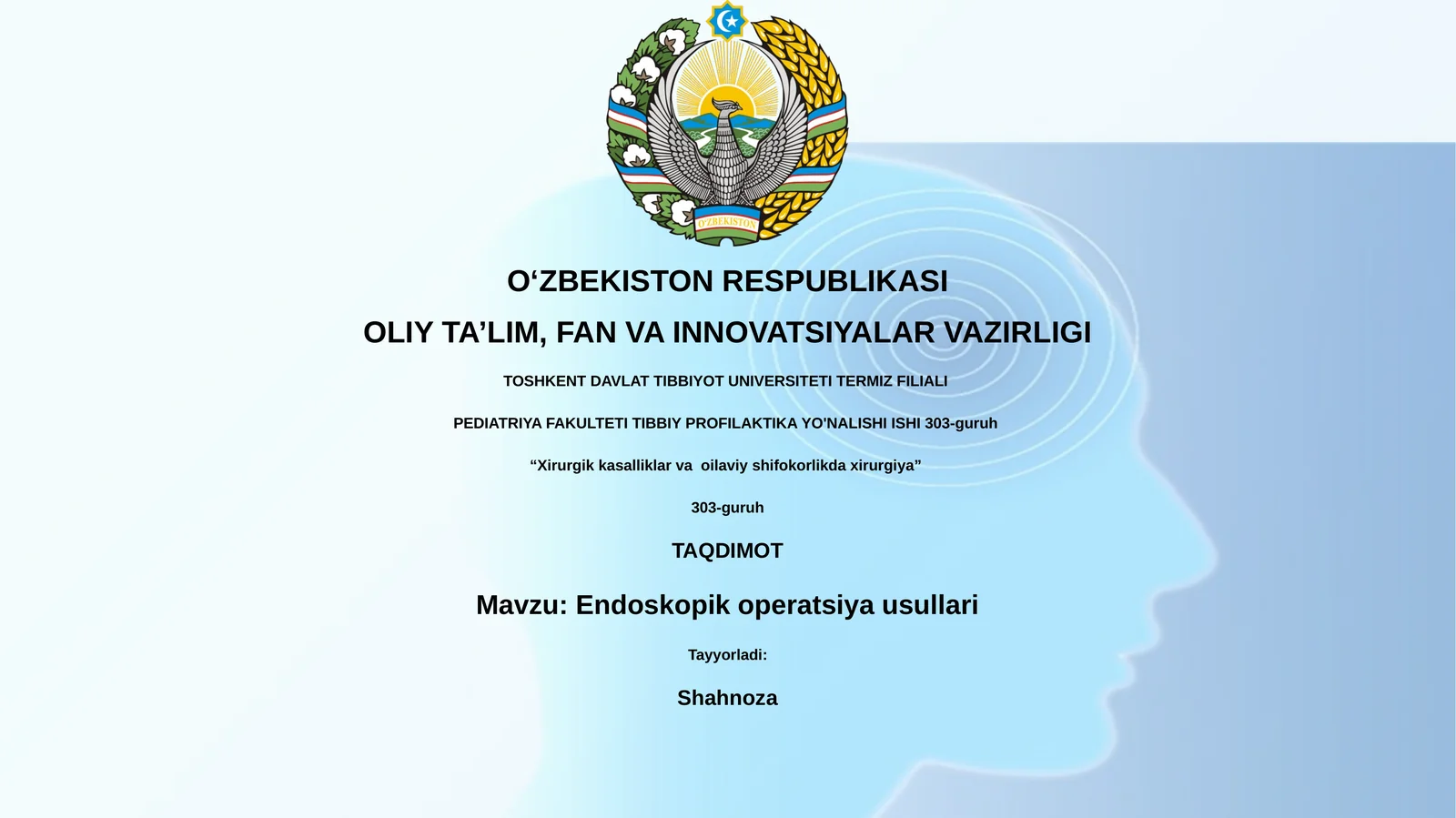 Endoskopik operatsiya usullari
