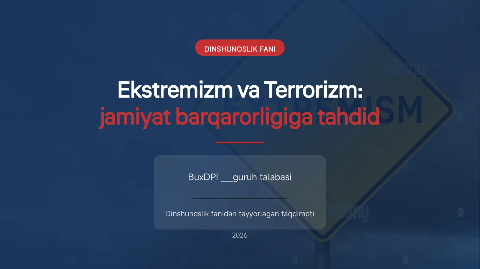 DINSHUNOSLIK FANI