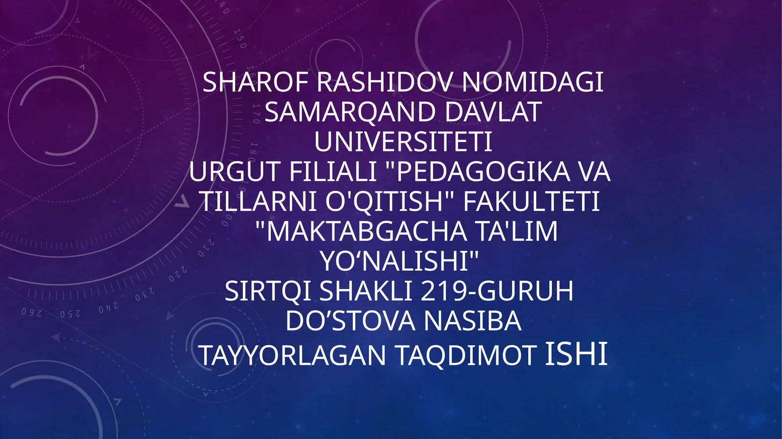 Tabiat materiallaridan ko‘rgazmalar tayyorlash