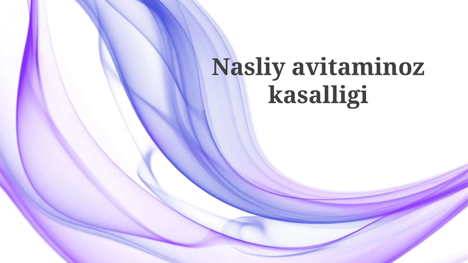 Avitaminosis