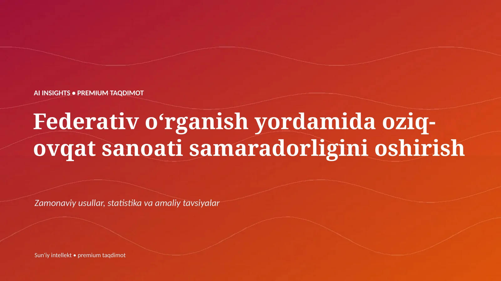 PREMIUM TAQDIMOT