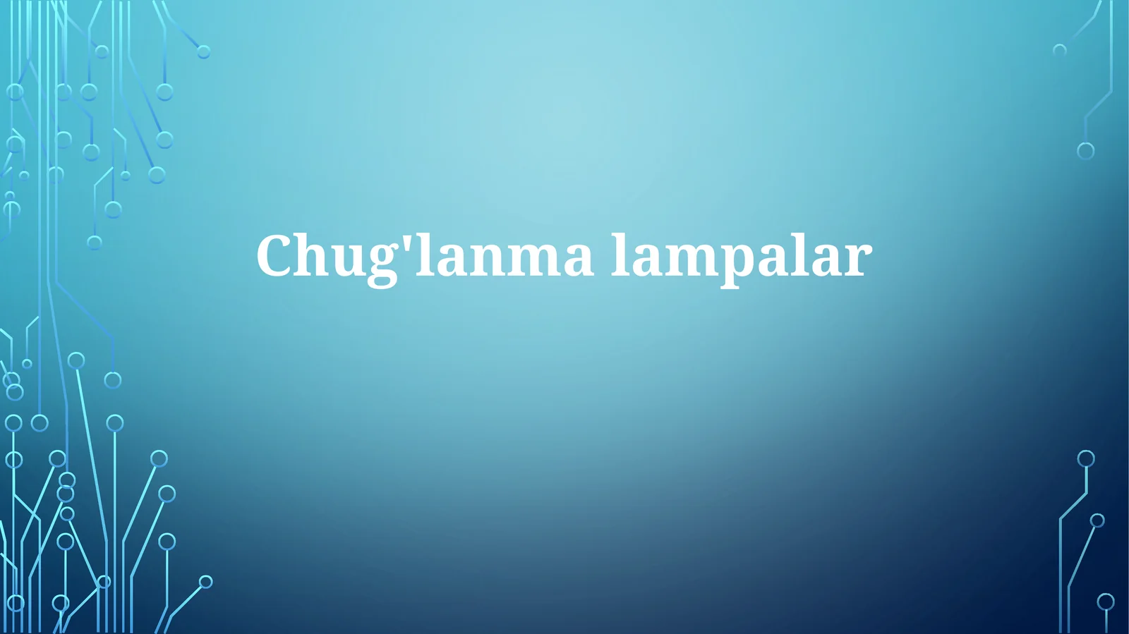 Chug'lanmalampalar