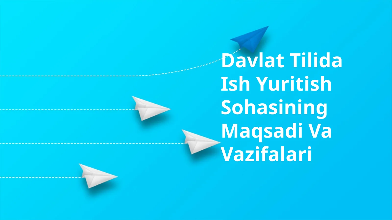 Davlat Tilida Ish Yuritish Sohasining Maqsadi Va Vazifalari