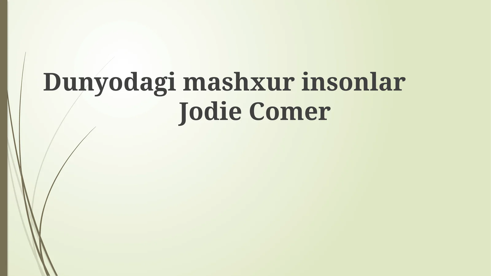 Dunyodagi mashhur insonlar Jodie Comer