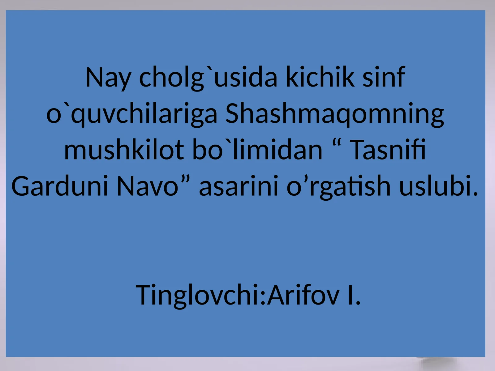 Tasnifi Garduni Navo