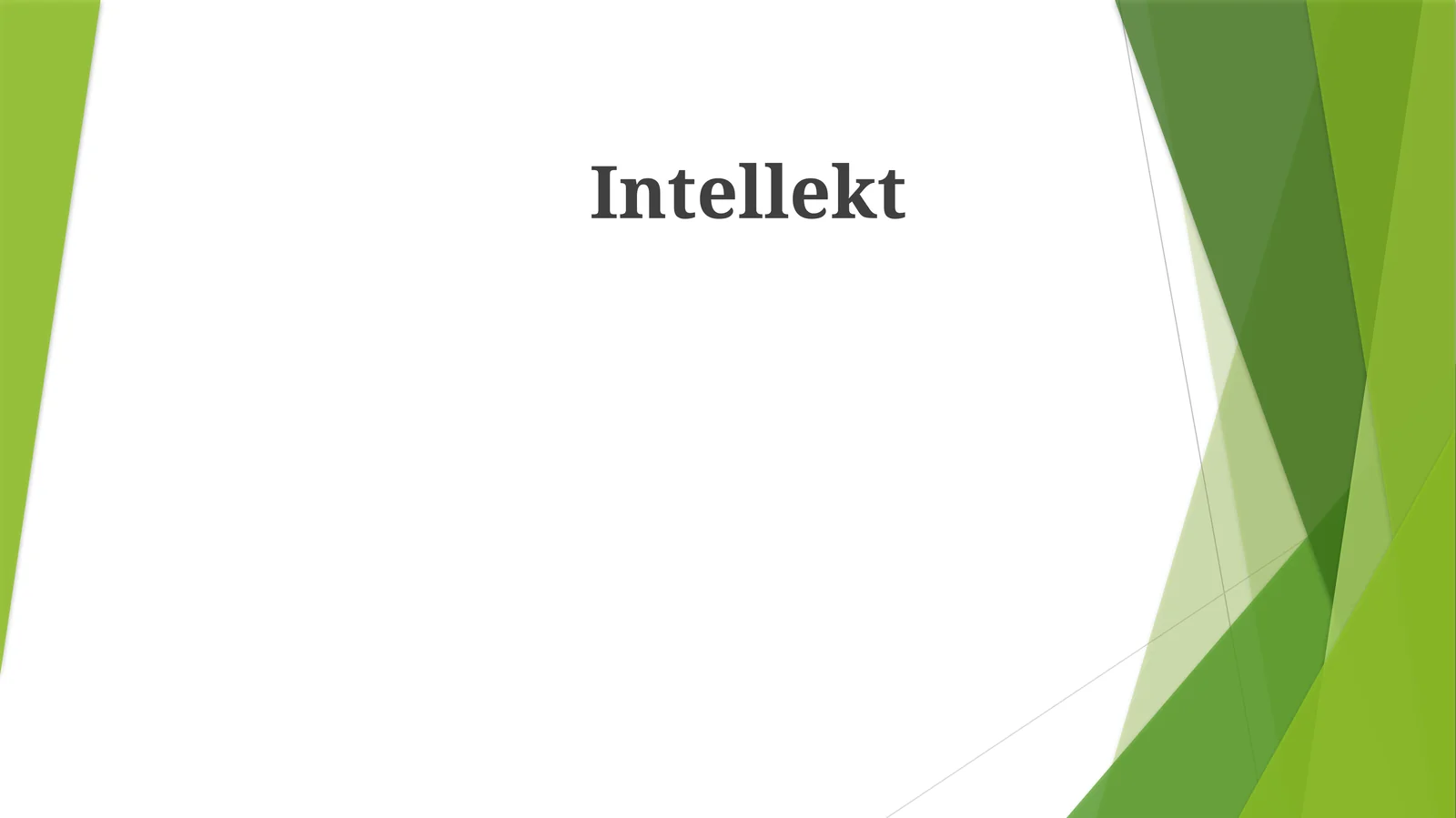 Intellekt