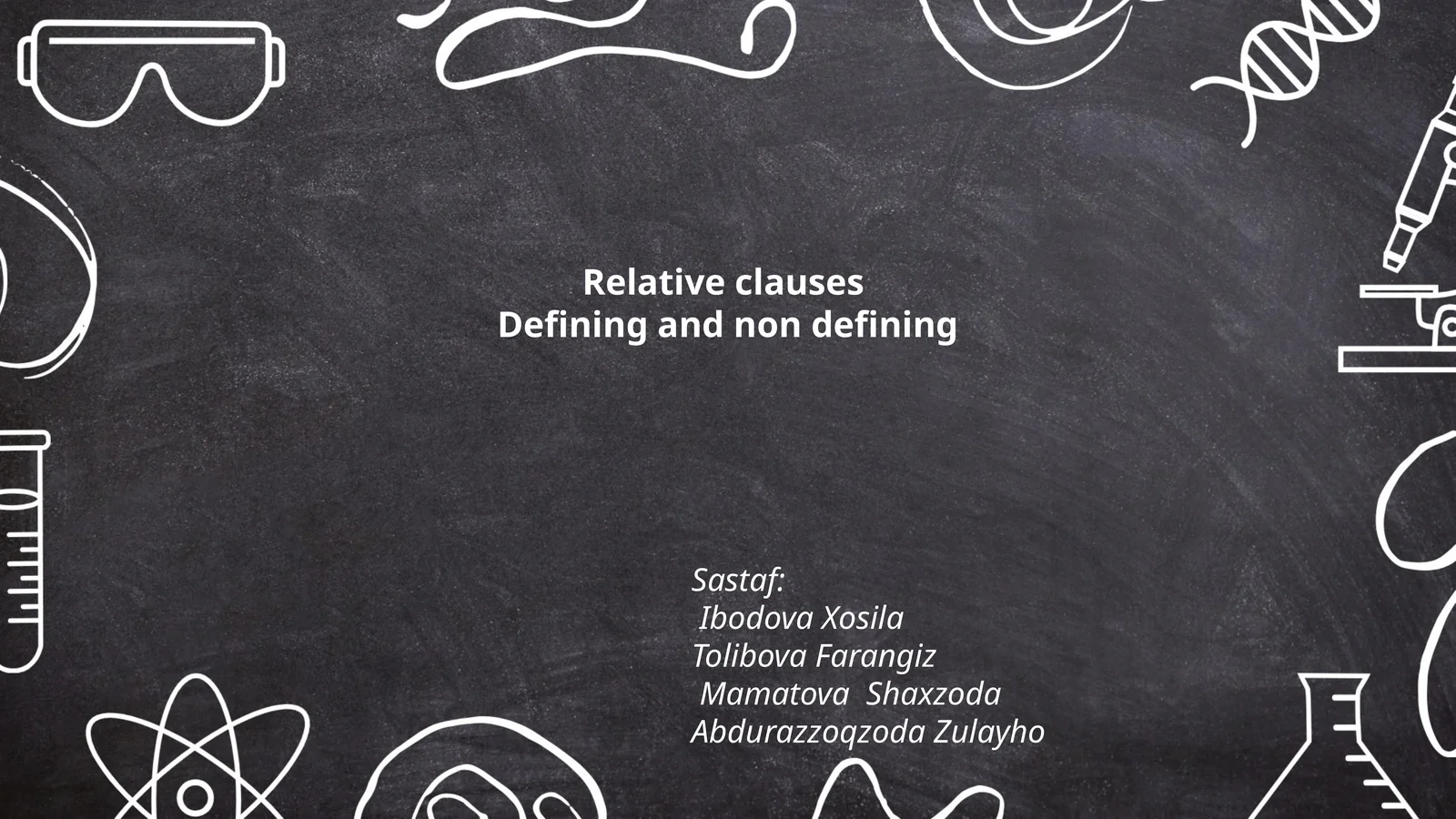 Relative clauses