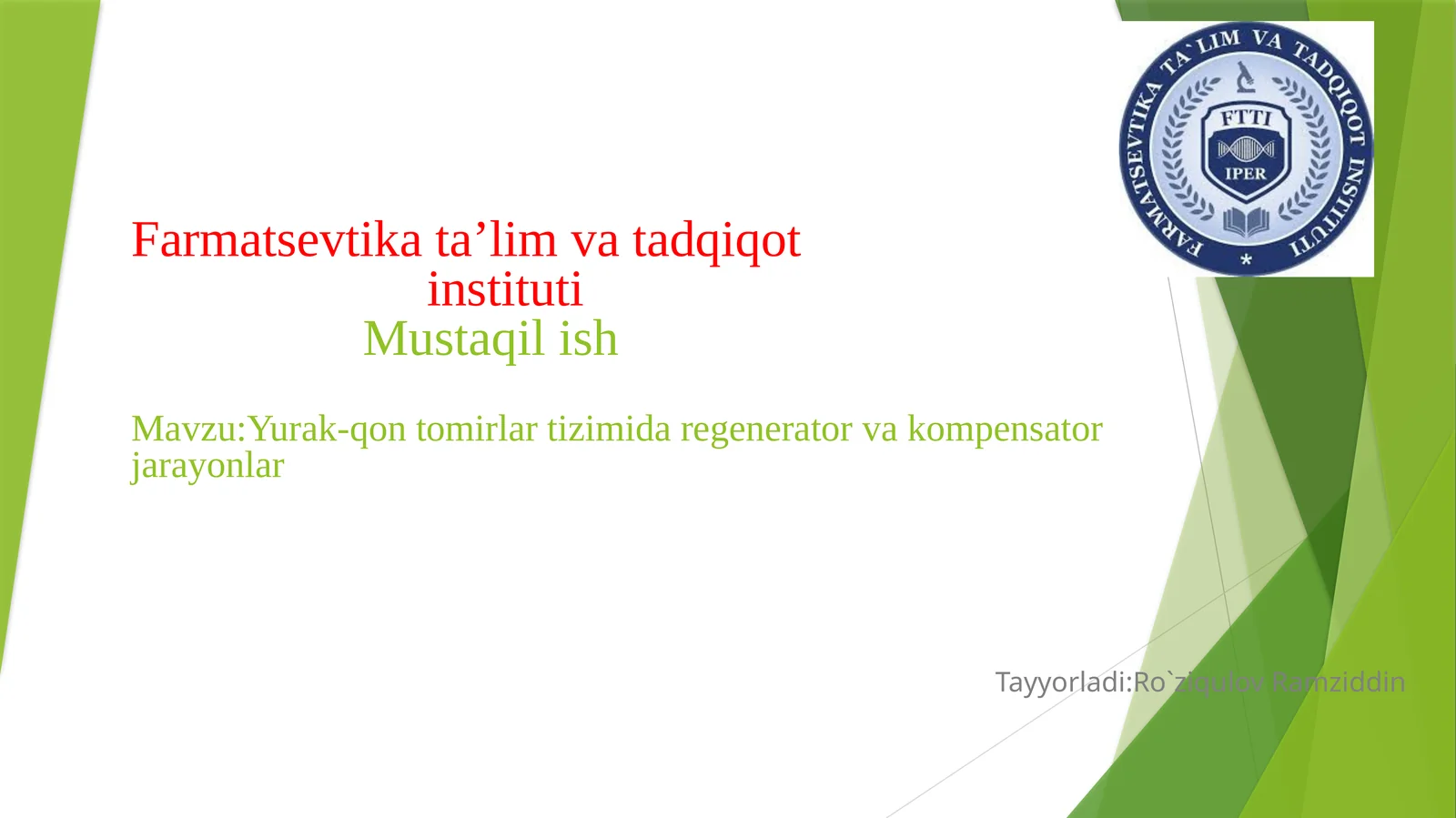 Yurak-qontomirlar tizimi