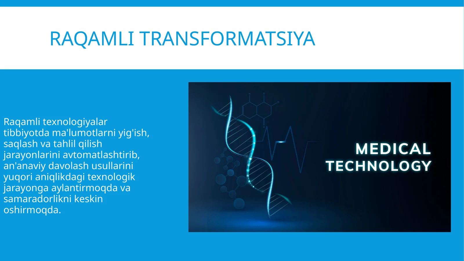 Raqamli Transformatsiya