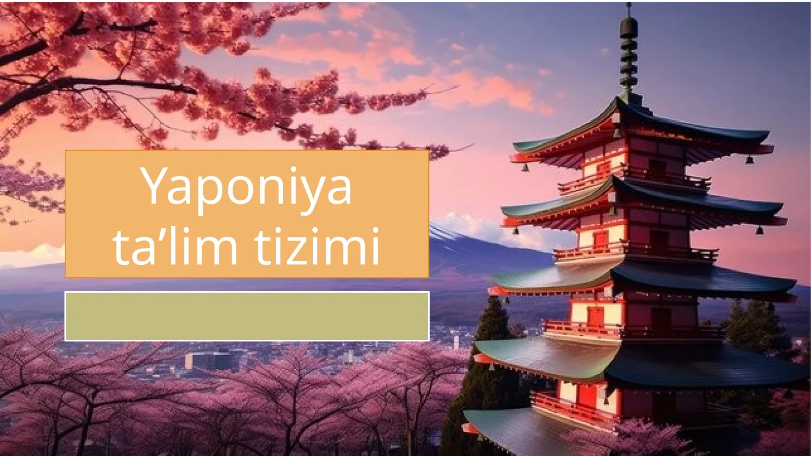 Yaponiyata’limtizimi