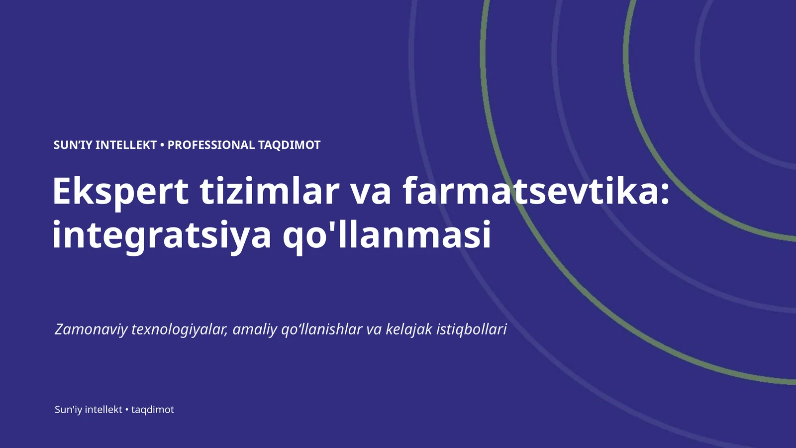 Ekspert tizimlar va farmatsevtika: integratsiya qo'llanmasi