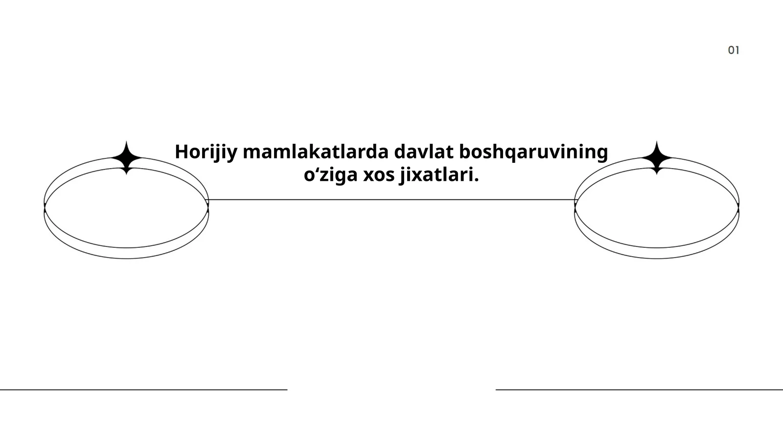 Horijiy mamlakatlarda davlat boshqaruvining oʻziga xos jixatlari