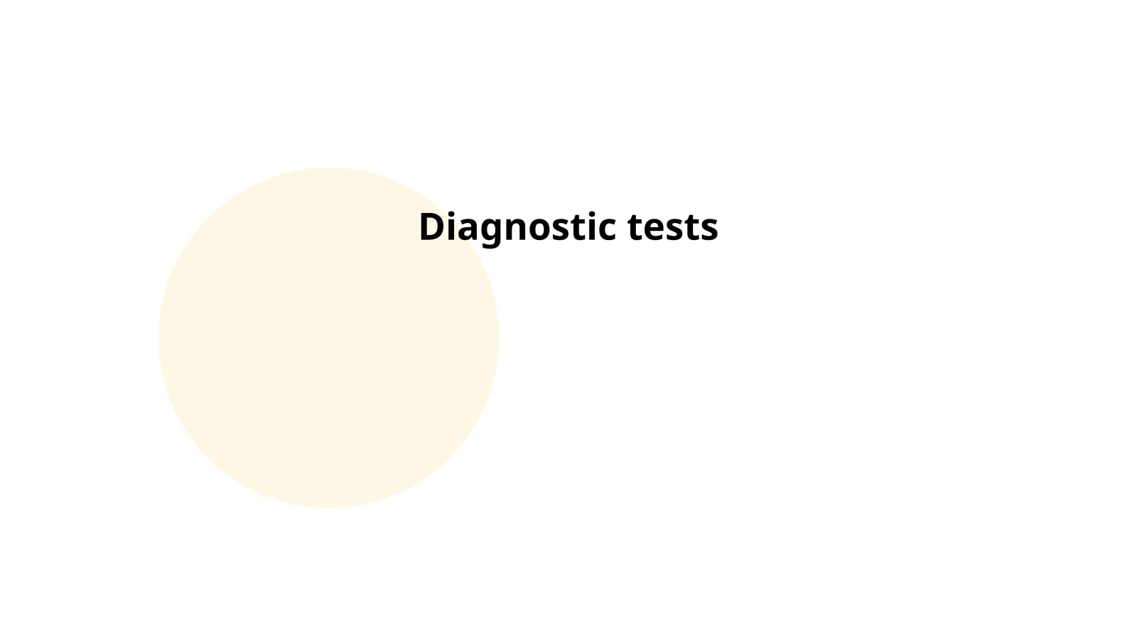 Diagnostic tests