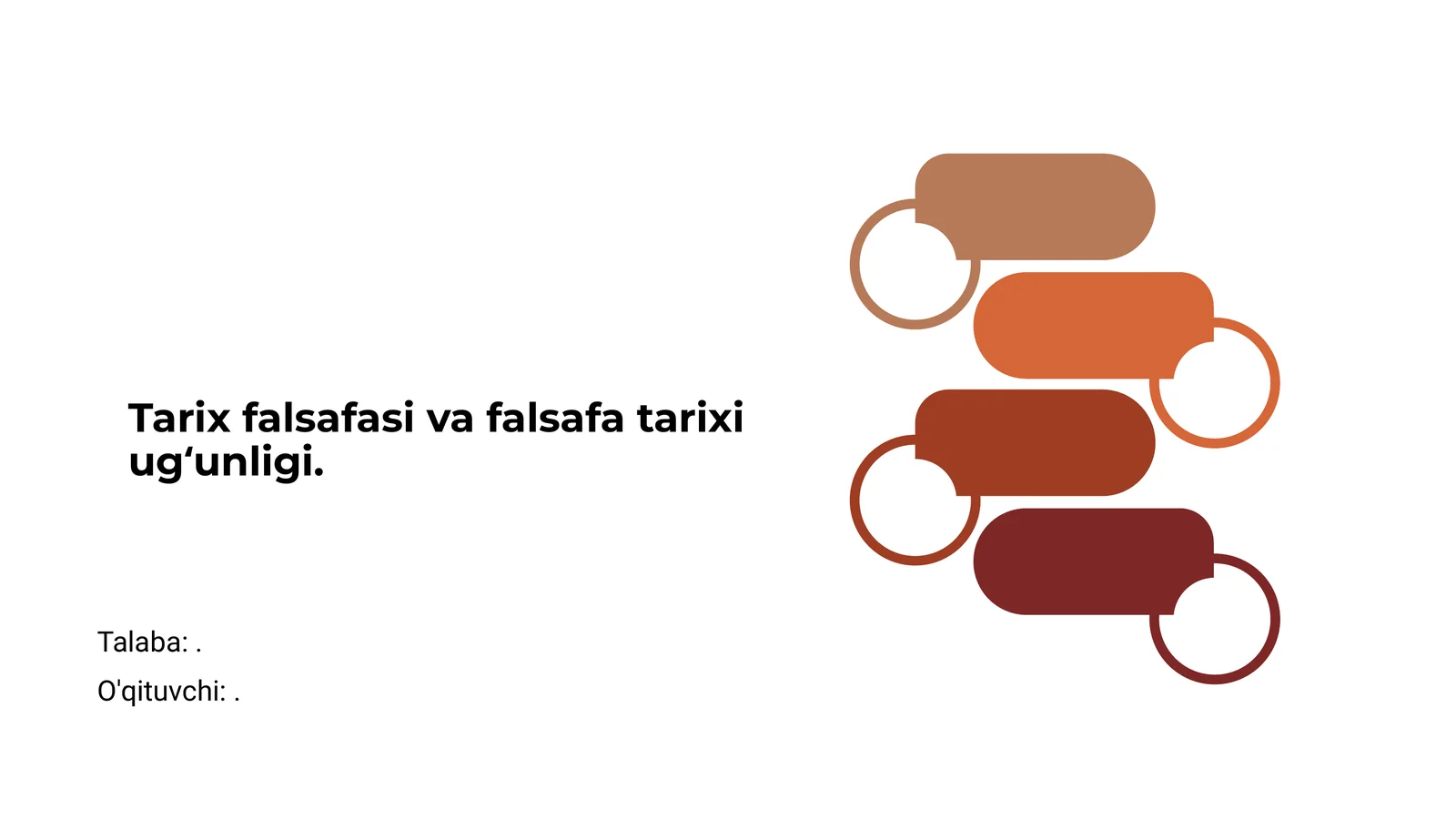 Tarix falsafasi va falsafa tarixi ug‘unligi