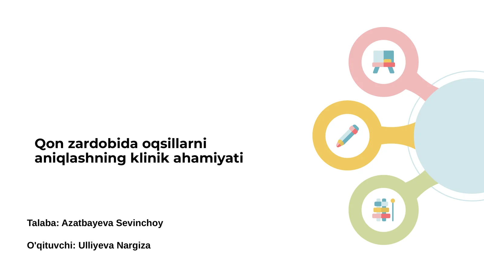 Qon zardobida oqsillarni aniqlashning klinik ahamiyati