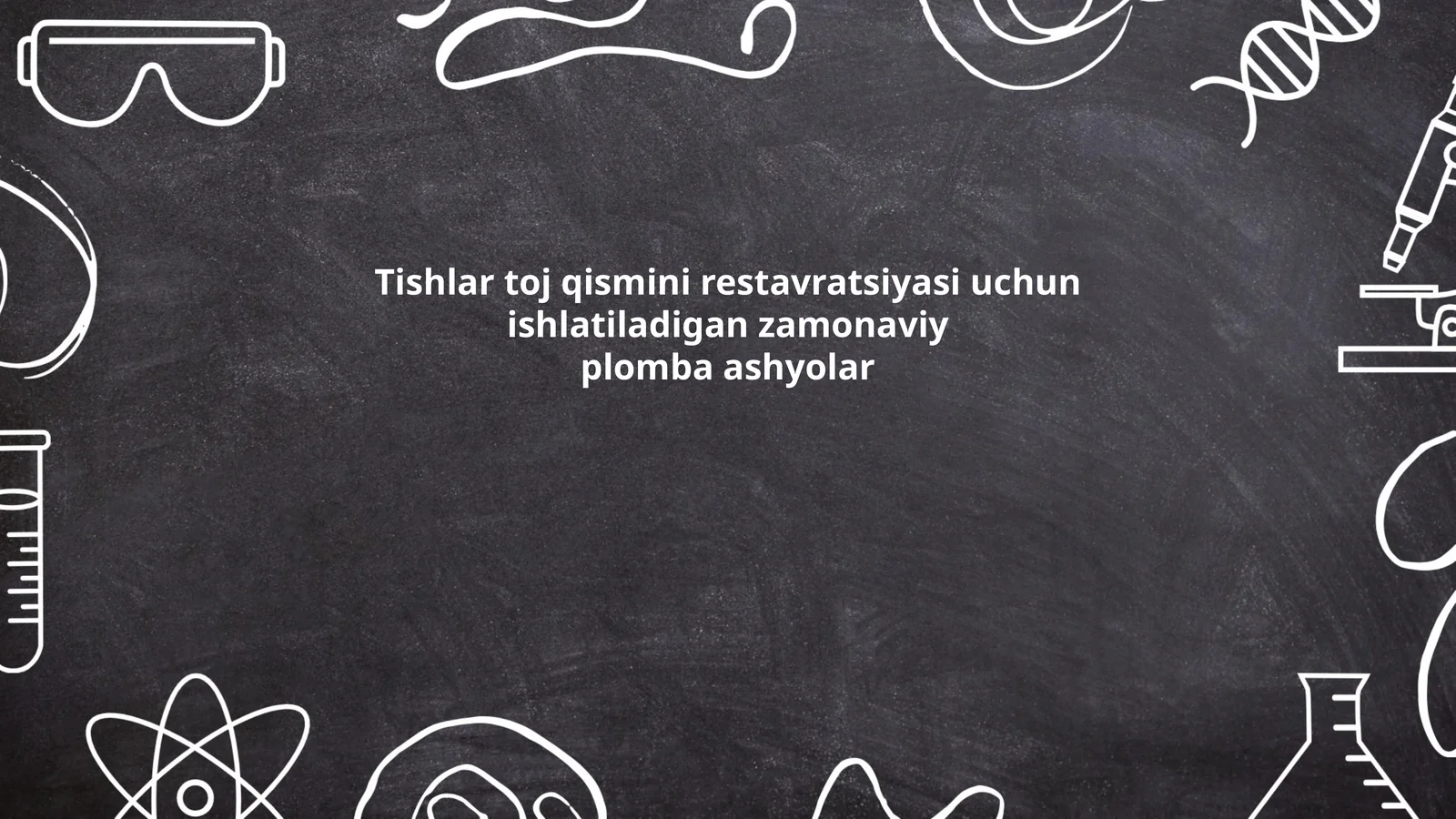 Tishlar toj qismini restavratsiyasi uchun ishlatiladigan zamonaviy plomba ashyolar
