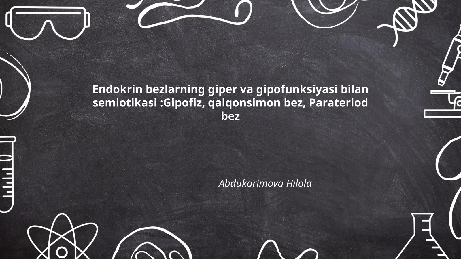 Endokrin bezlarning giper va gipofunksiyasi bilan semiotikasi:Gipofiz, qalqonsimon bez, Parateriod bez