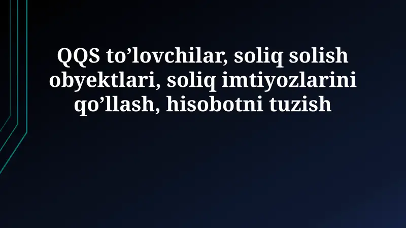QQS To'lovchilar