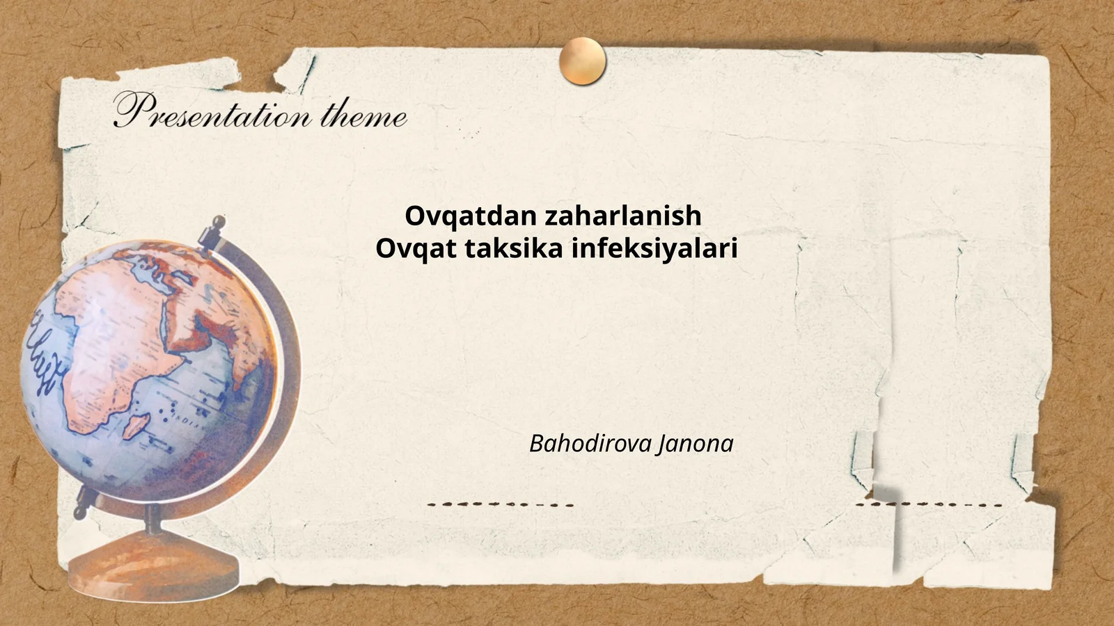 Ovqatdan zaharlanish