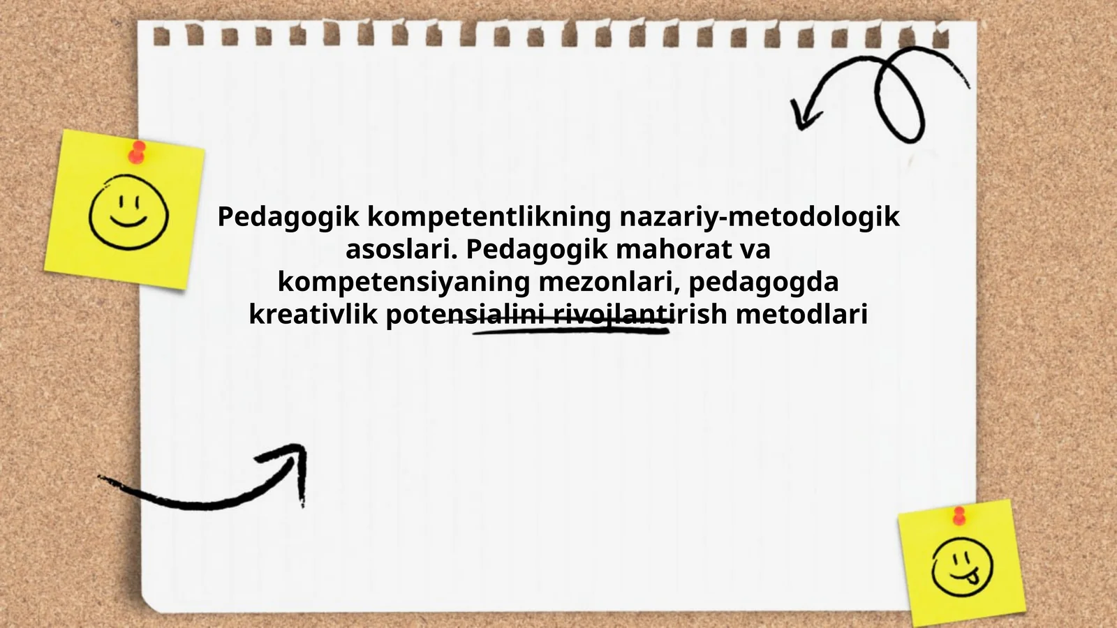 Pedagogik kompetentlikning nazariy-metodologik asoslari