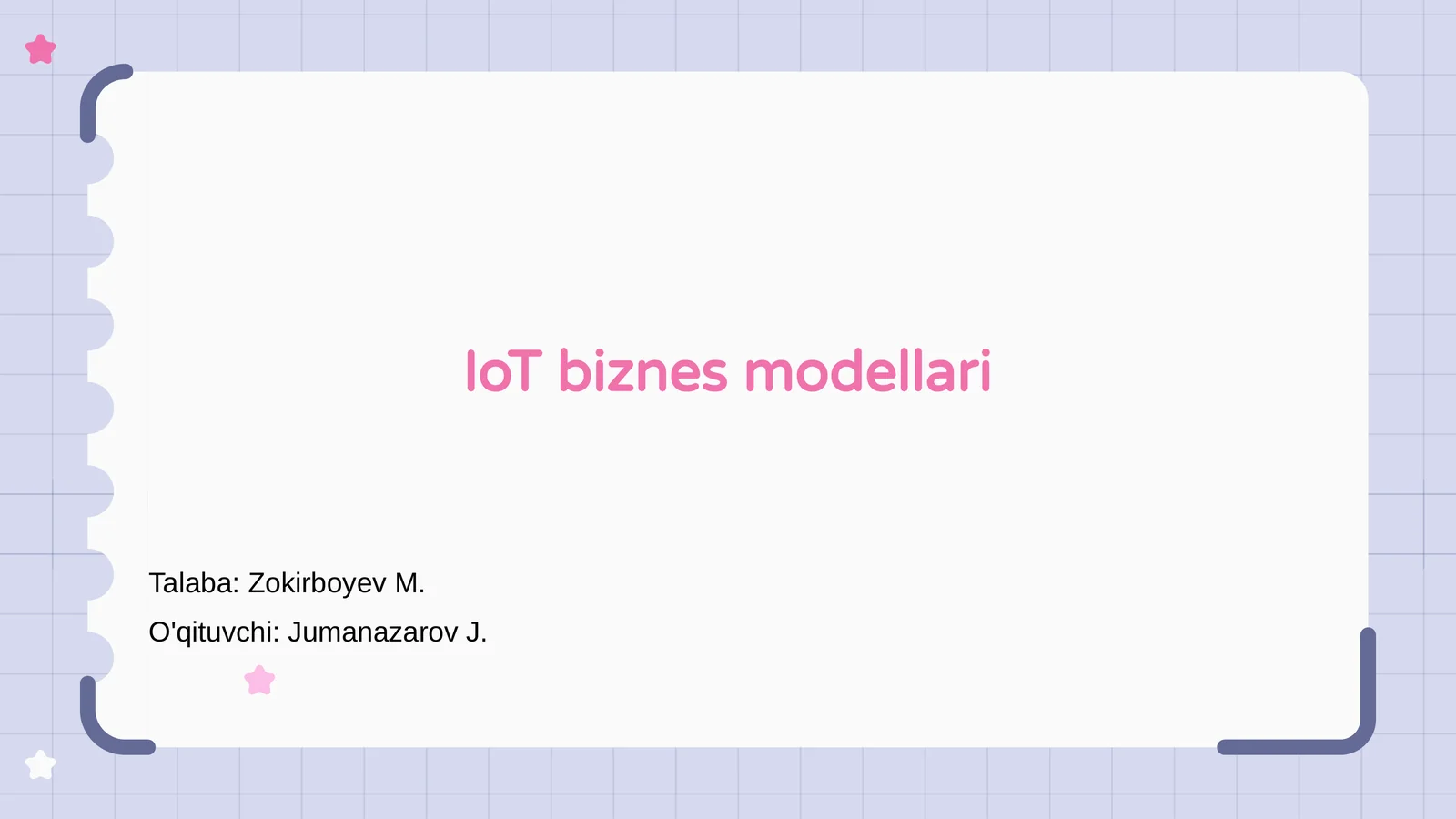 IoT biznes modellari