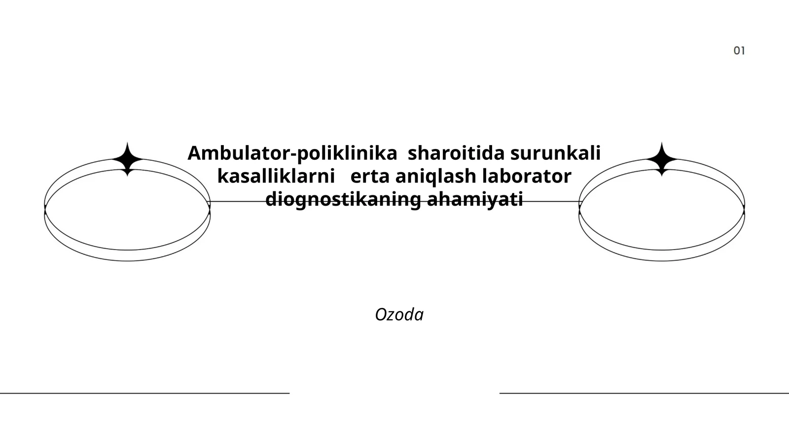 Ambulator-poliklinika sharoitida surunkali kasalliklarni erta aniqlash laborator diognostikaning ahamiyati