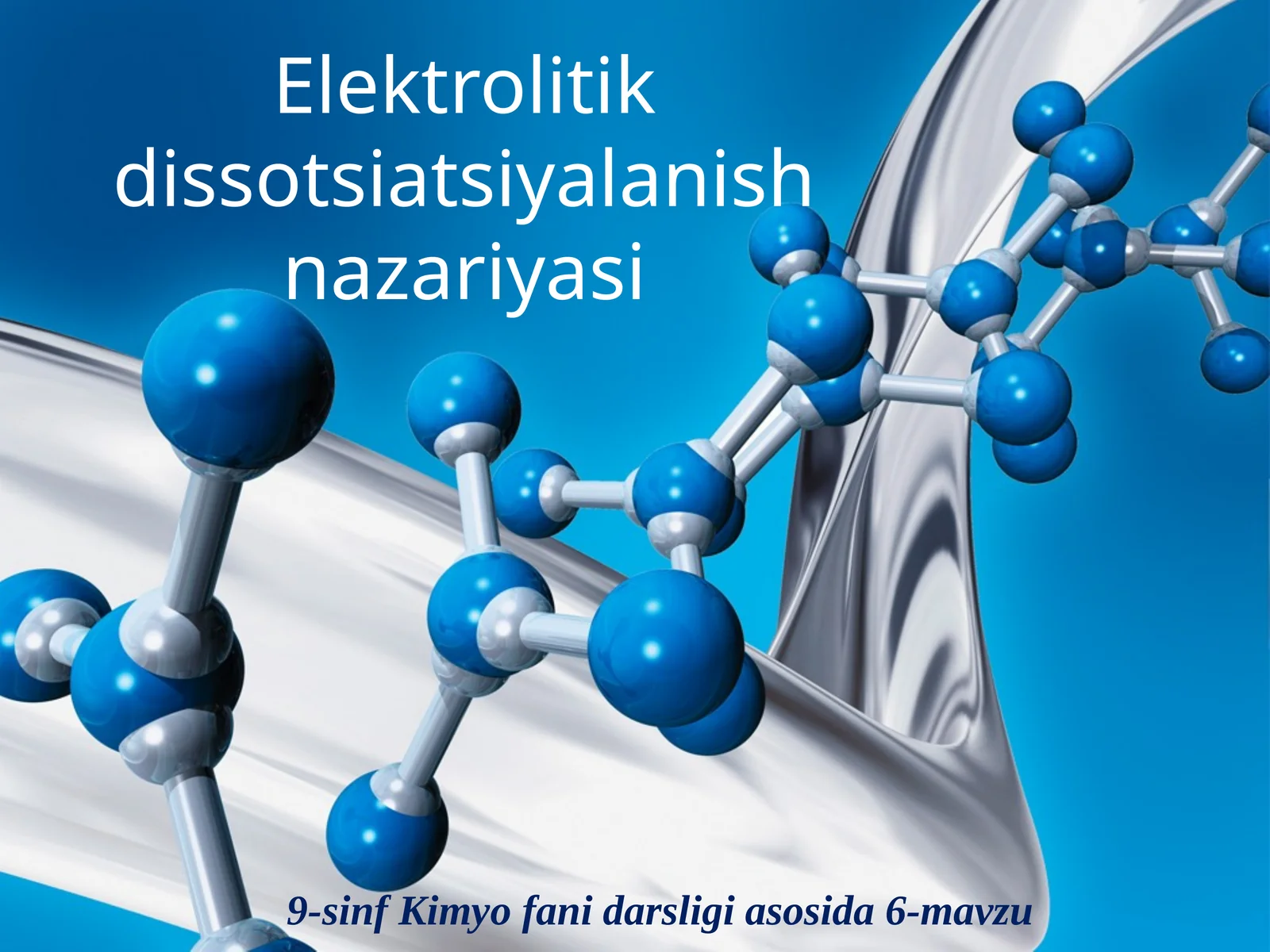 Elektrolitik dissotsiatsiya lanishi nazariyasi