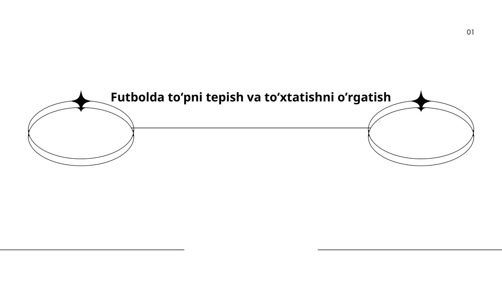 Futbolda toʻpni tepish va toʻxtatishni oʼrgatish