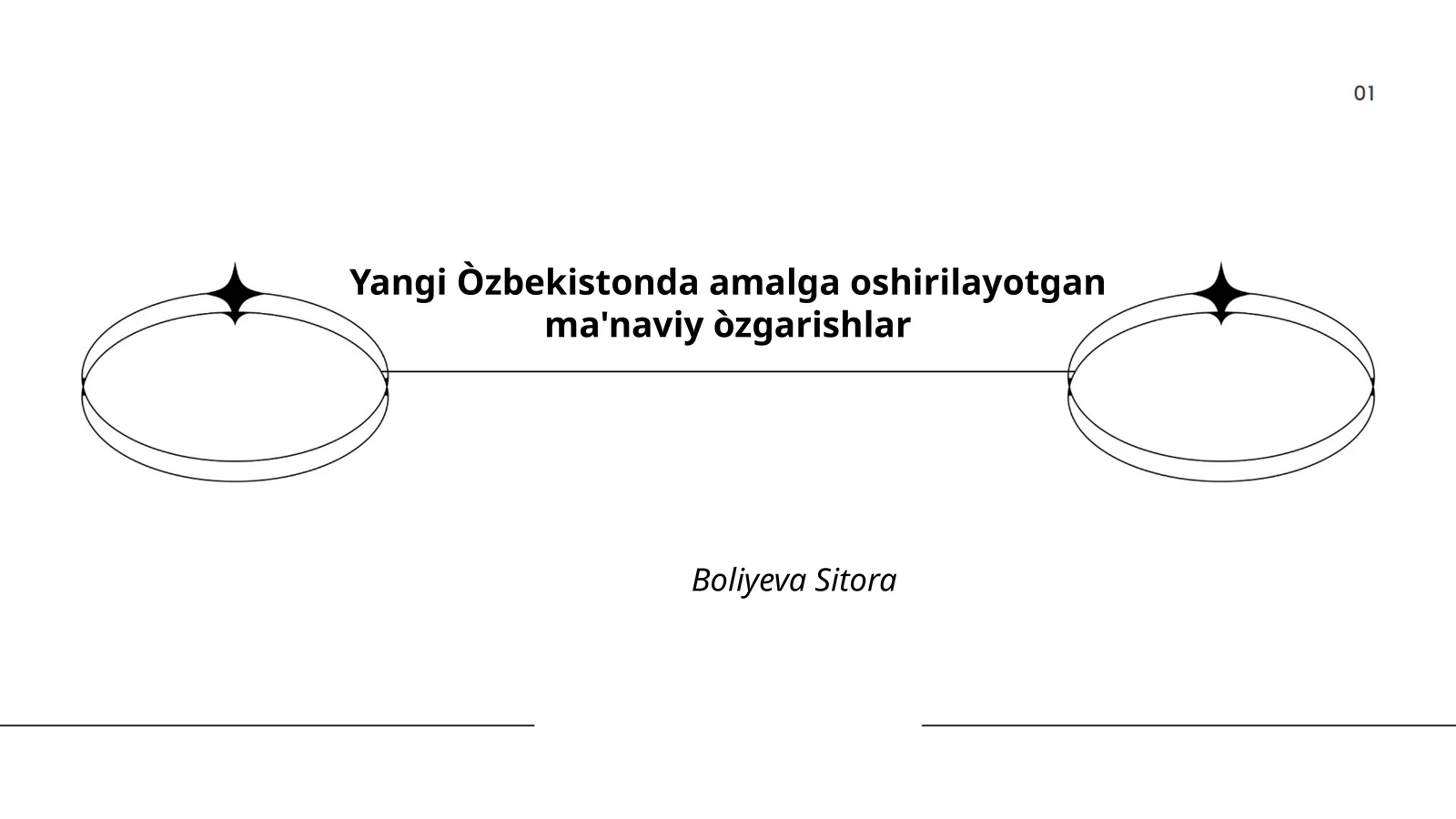 Yangi Òzbekistonda amalga oshirilayotgan ma'naviy òzgarishlar