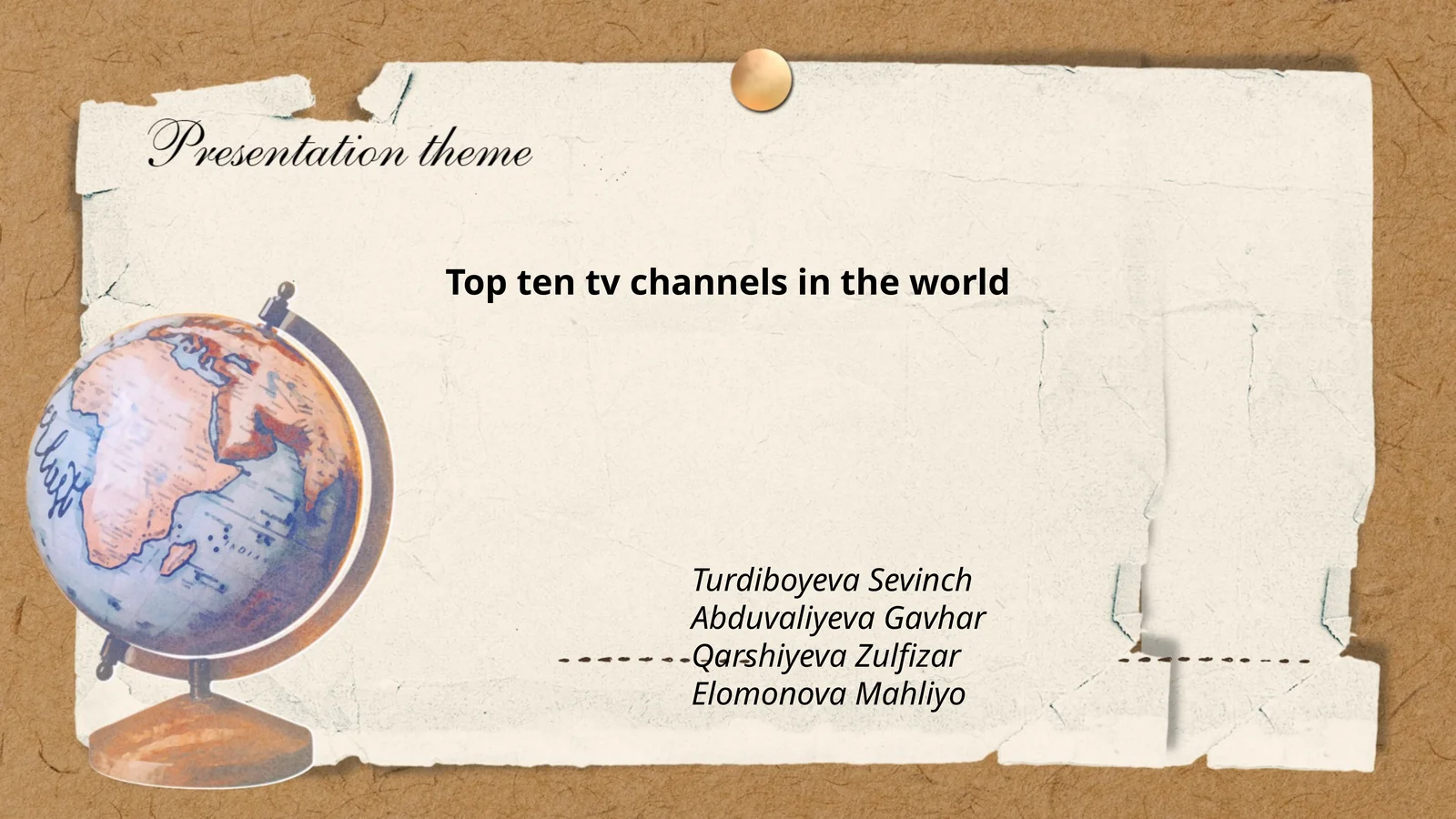 Top ten tv channels in the world