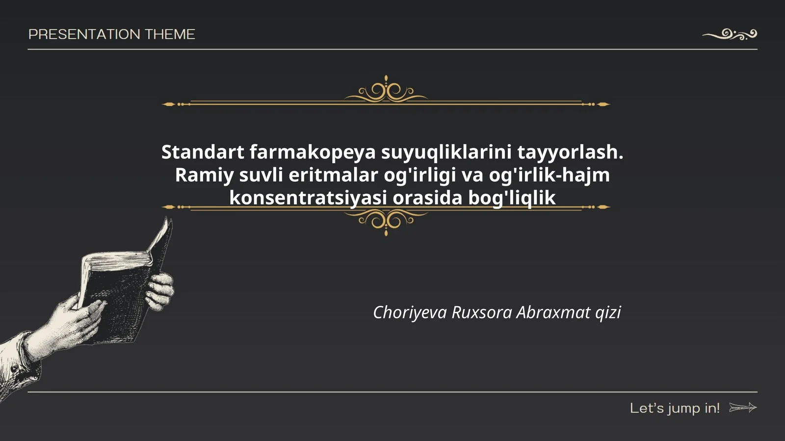 Farmakopeya Suyuqliklarini Tayyorlash