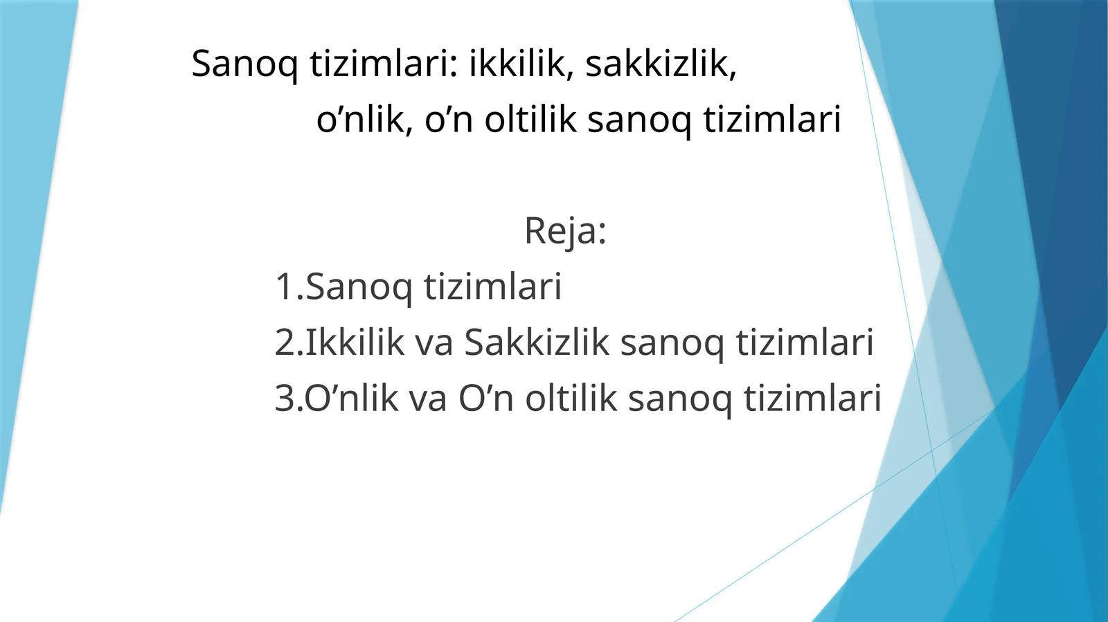 Sanoqtizimlari