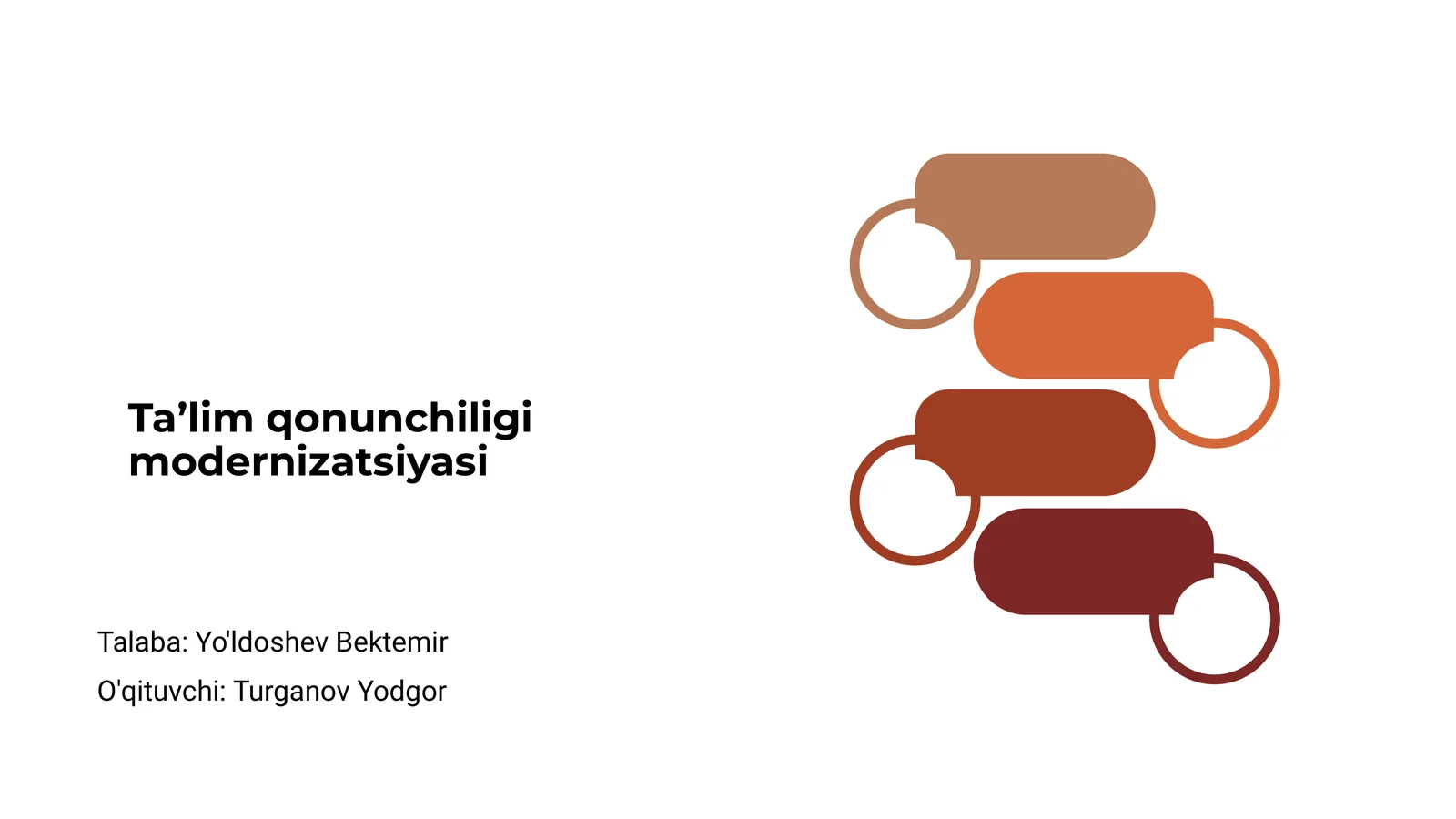 Ta’lim qonunchiligi modernizatsiyasi