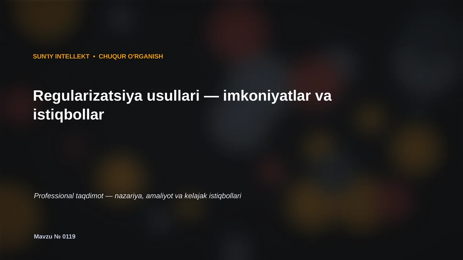 CHUQUR O'RGANISH