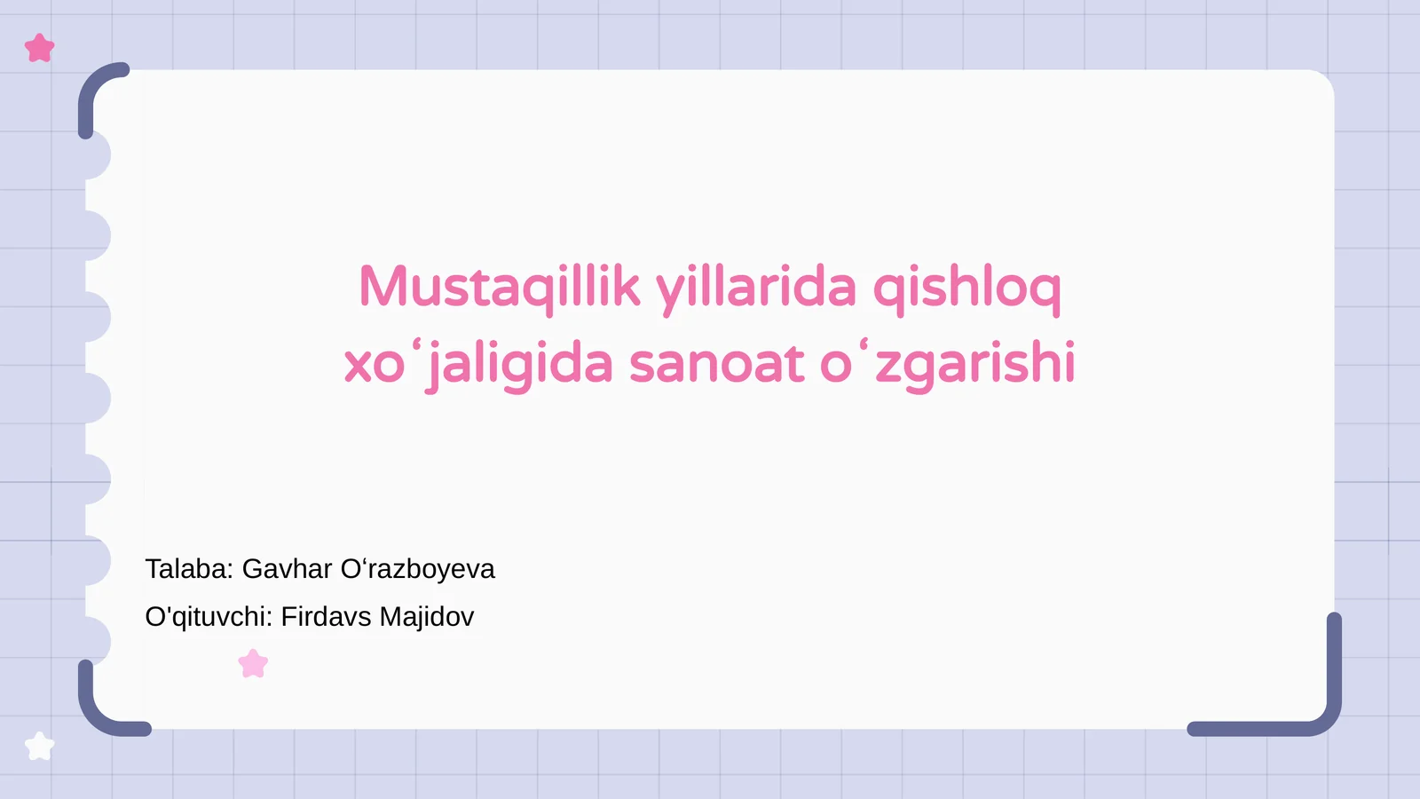 Mustaqillik yillarida qishloq xoʻjaligida sanoat oʻzgarishi