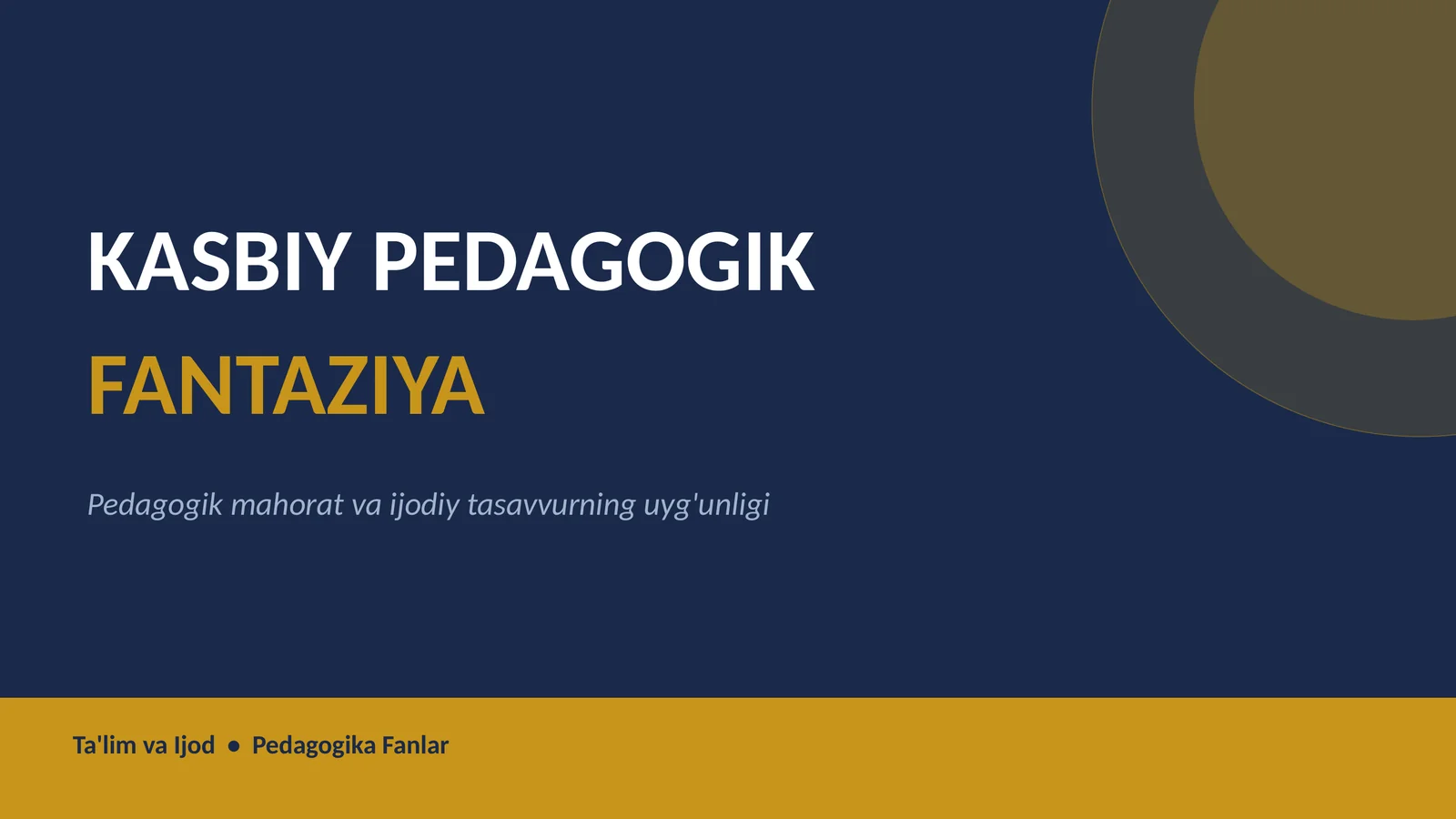 kasbiy pedagogik fantaziya