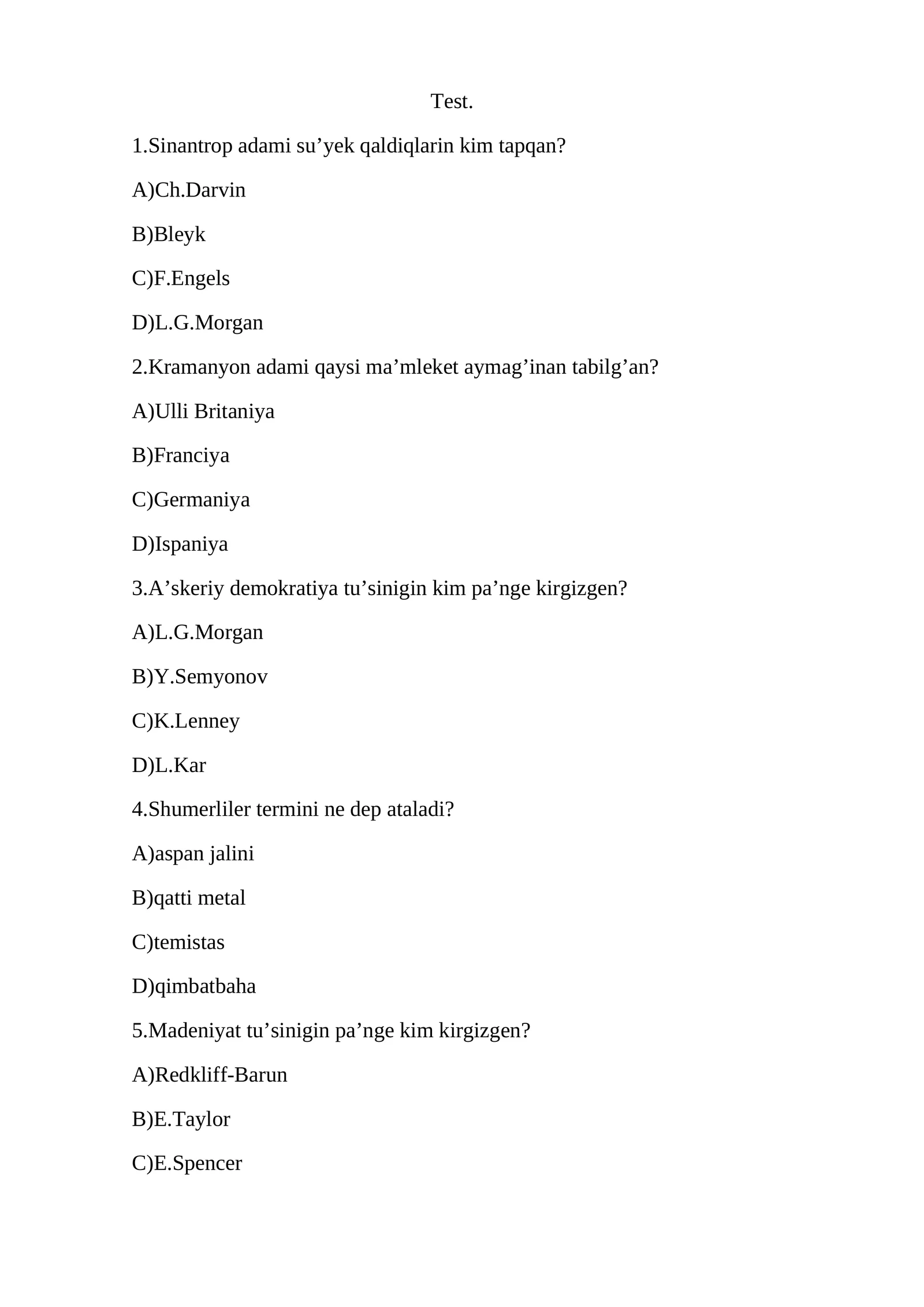 Sinantrop adami su’yek qaldiqlarin kim tapqan?