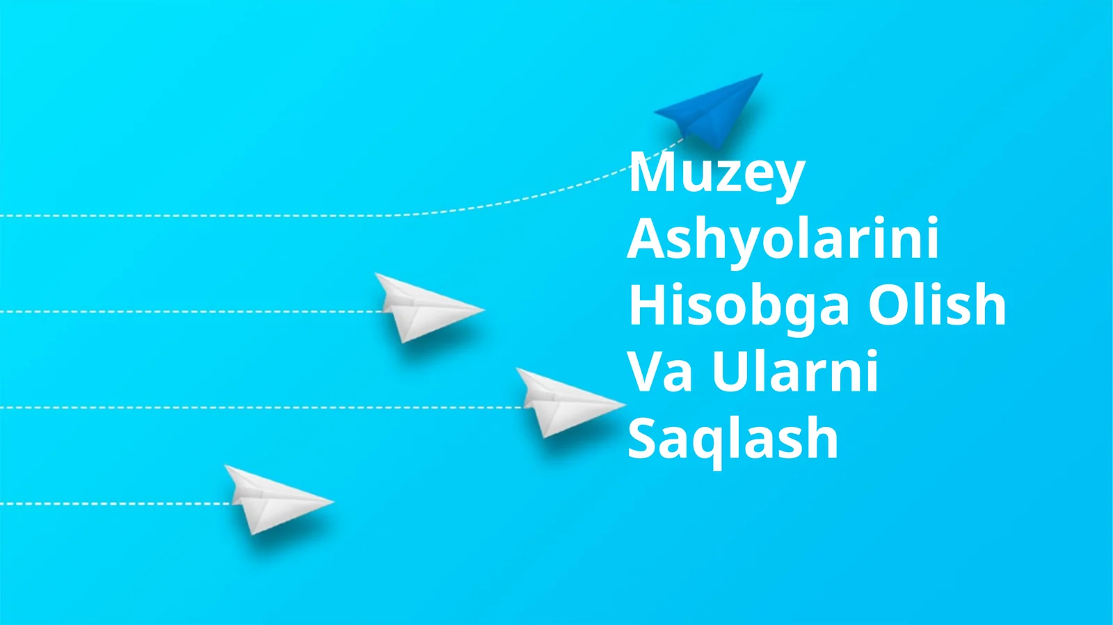Muzey Ashyolarini Hisobga Olish Va Ularni Saqlash