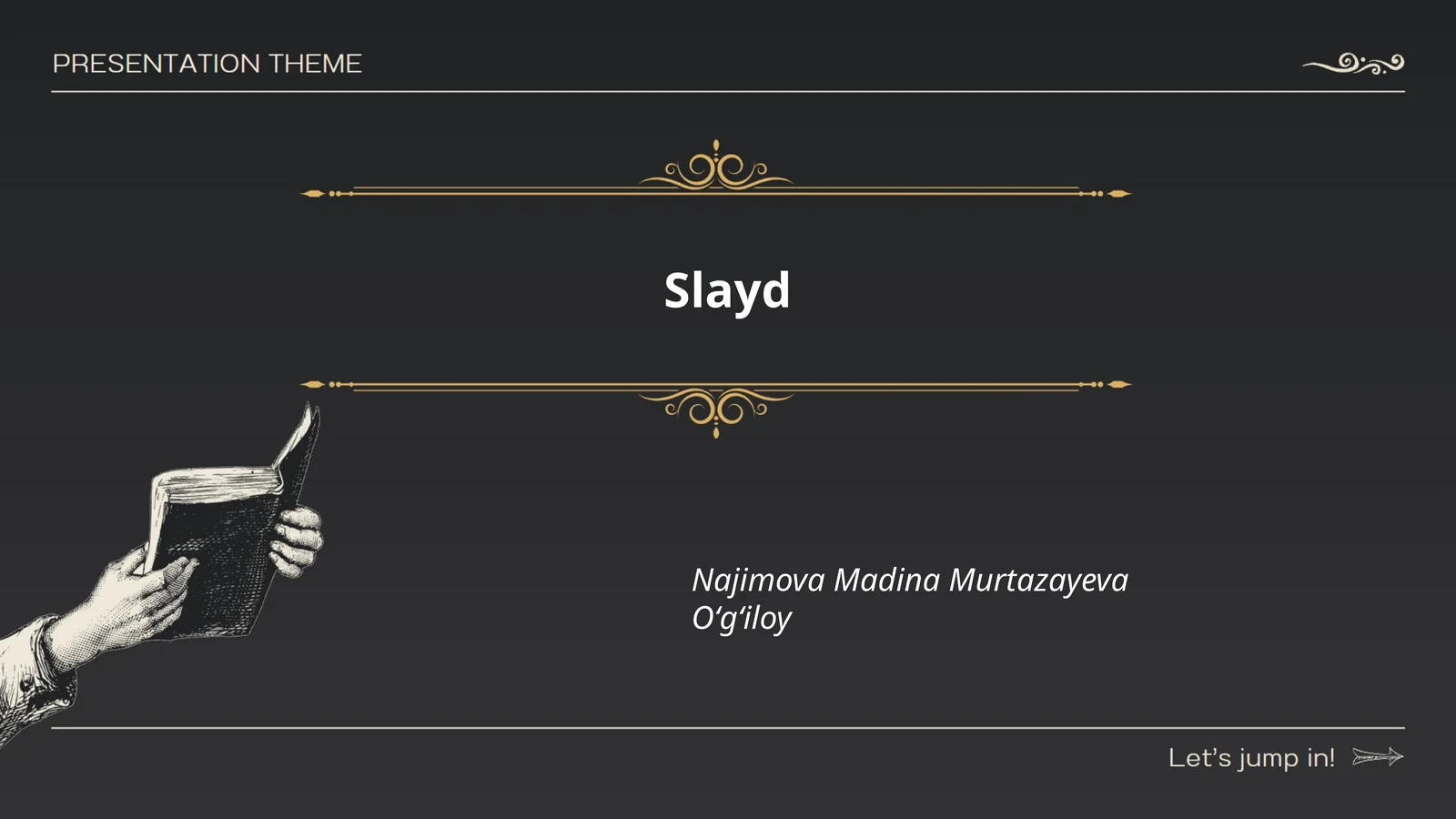 Slayd dizayni asoslari