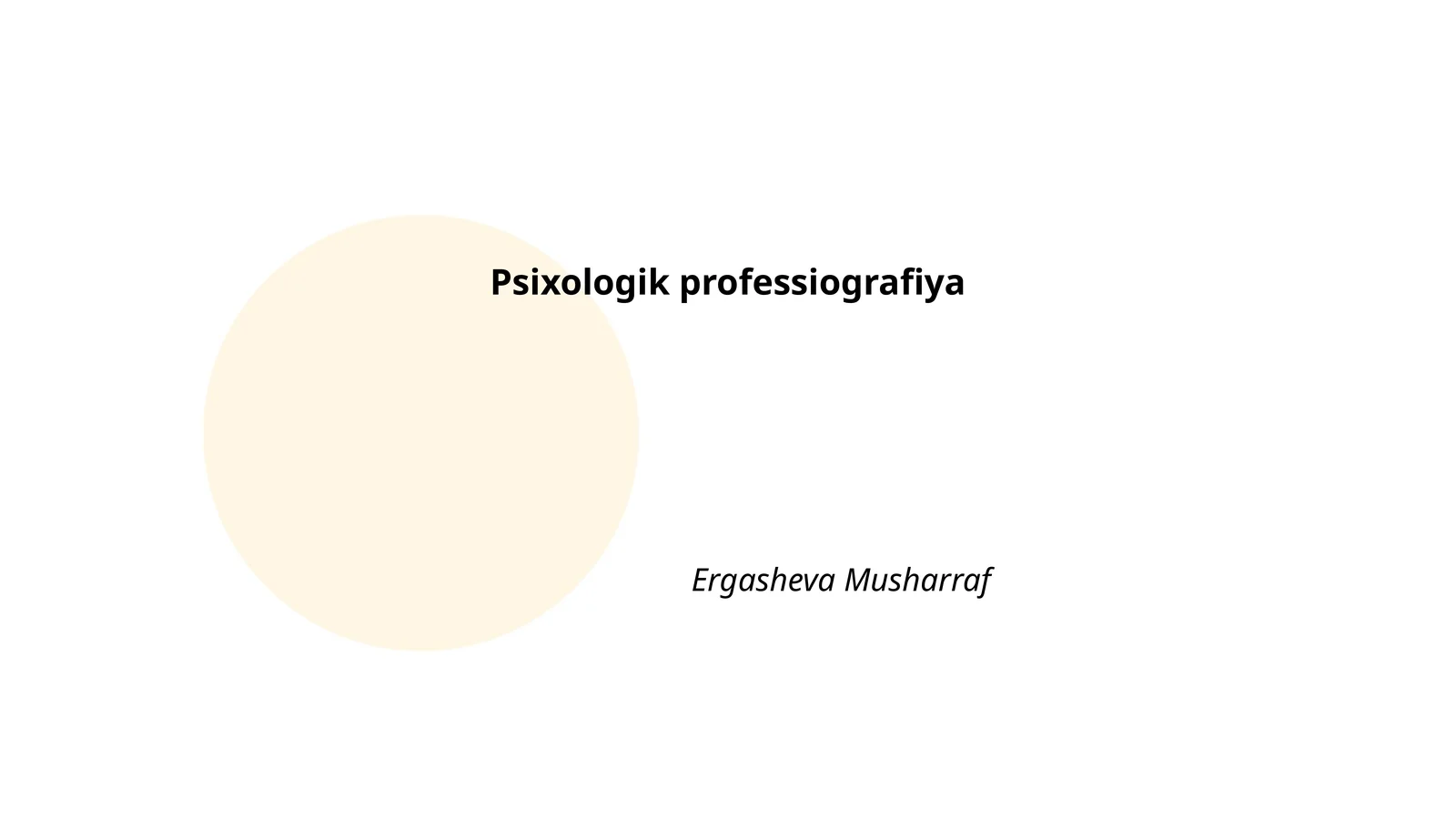 Psixologik professiografiya