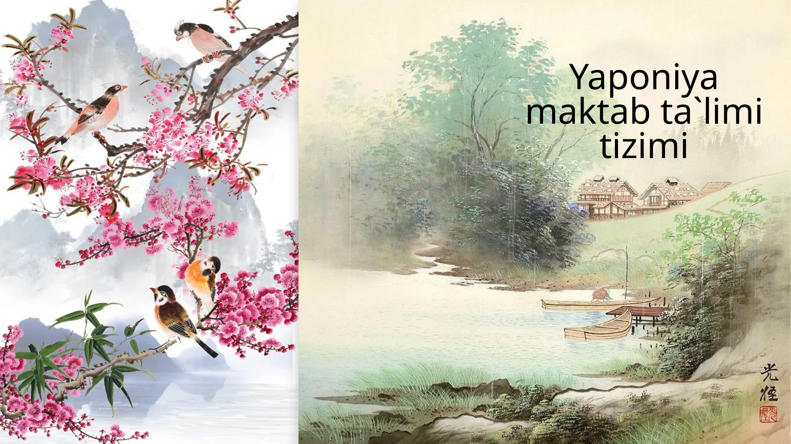 Yaponiya maktab ta`limi tizimi