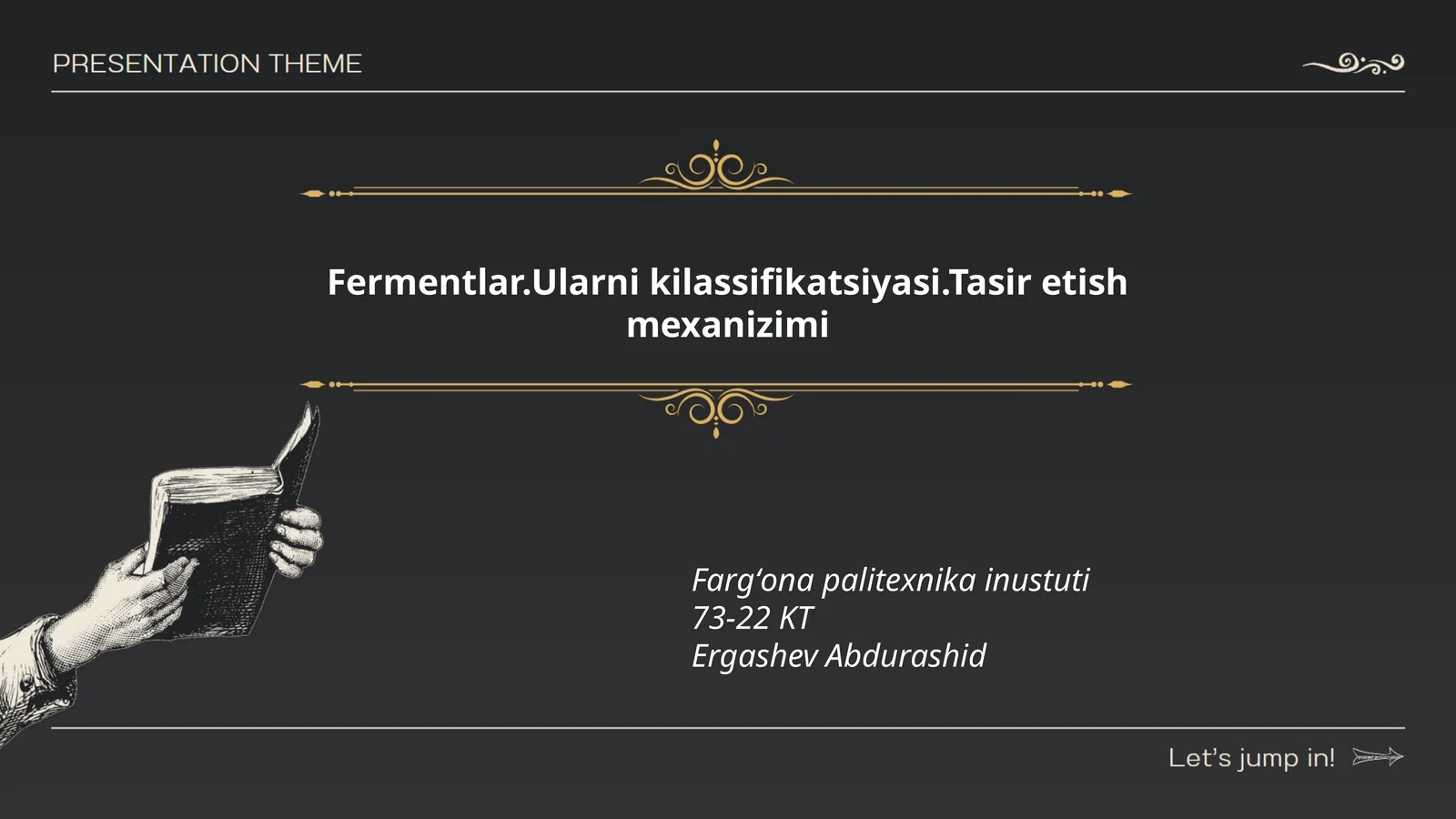 Fermentlar.Ularni kilassifikatsiyasi.Tasir etish mexanizimi