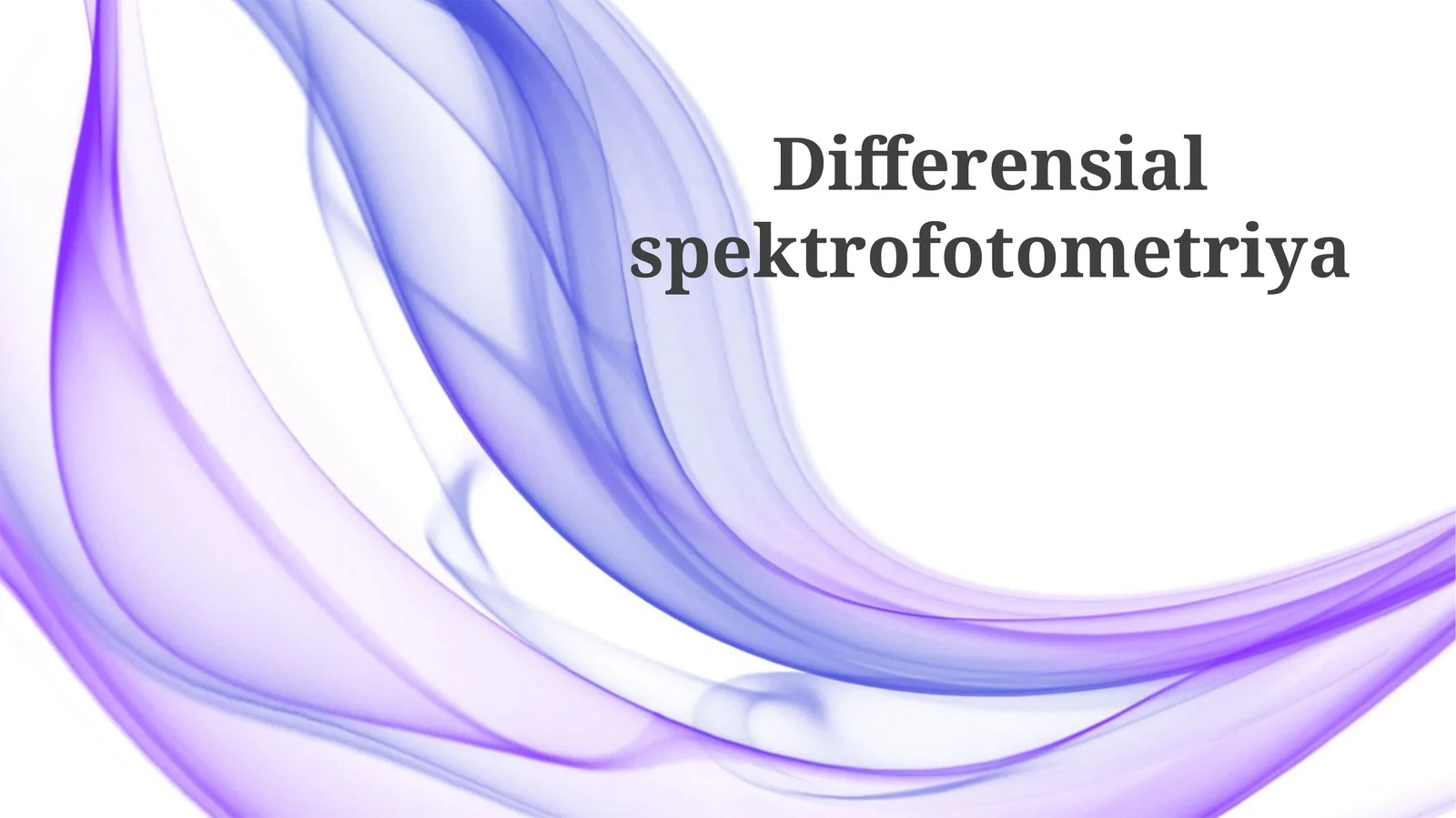 Differensialspektrofotometriya