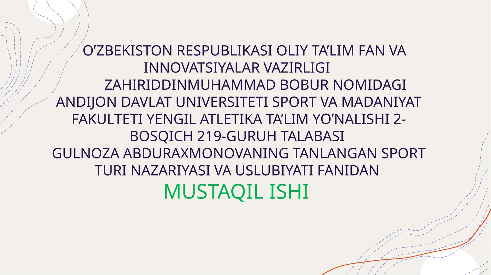 Uzoqmasofa yugurishda yuqlama va tiklanishning ilmiy asoslari
