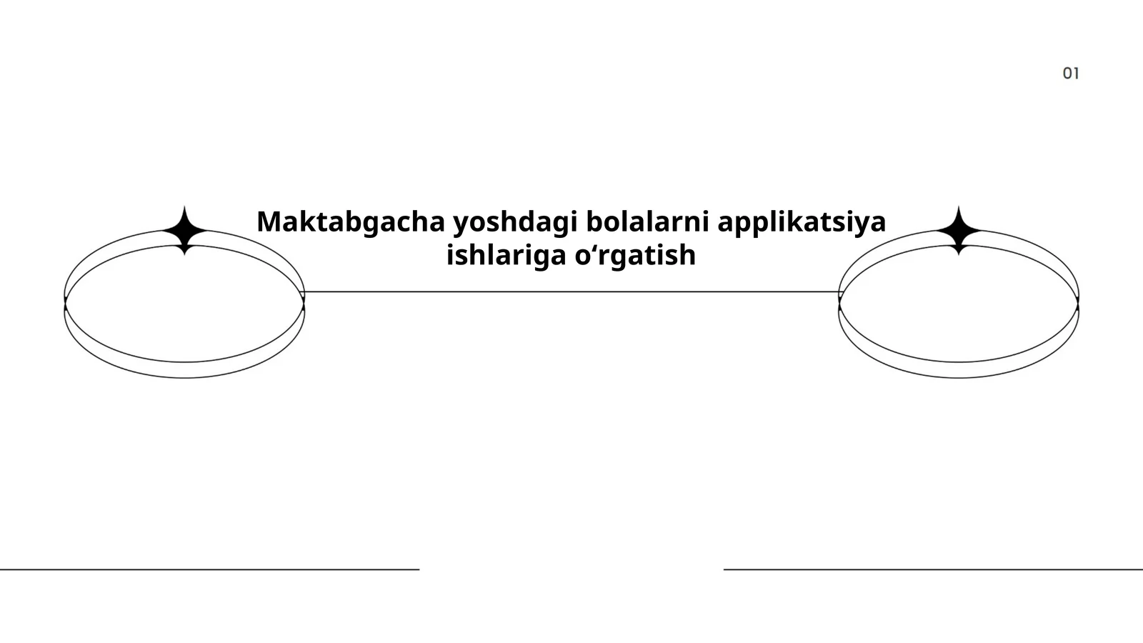 Maktabgacha yoshdagi bolalarni applikatsiya ishlariga oʻrgatish