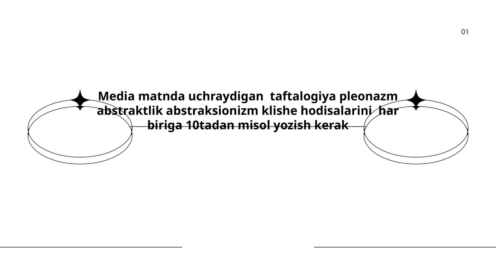 Taftalogiya pleonazm abstraktlik abstraksionizm klishe hodisalarini