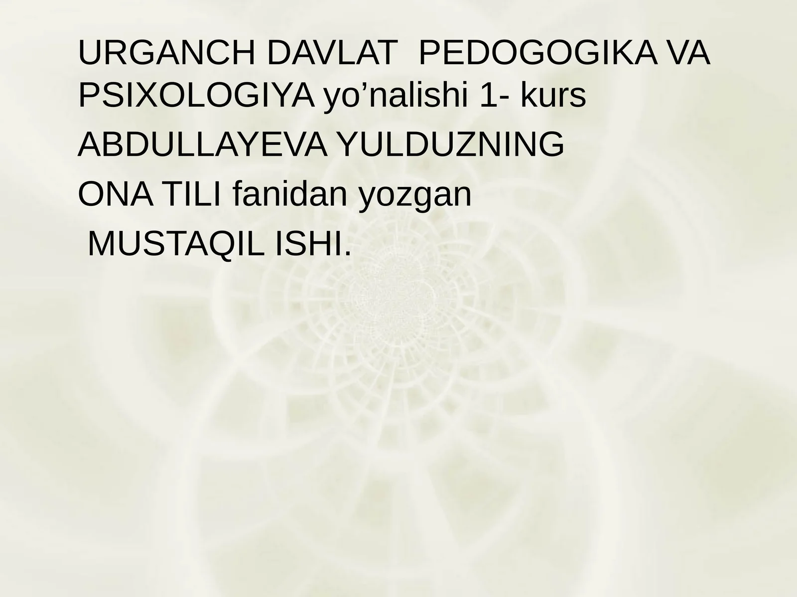 Alisher Navoiyning O’zbek adabiy tili rivojlanishdagi o’rni
